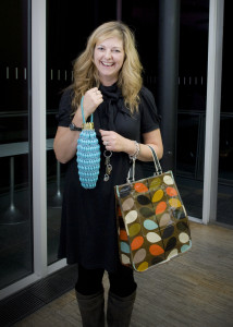 Fiona O'Brien and bags