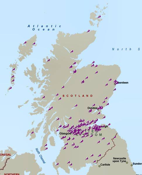 Beneficiary Map 2013 